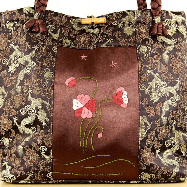 Lotus Silk Bag
