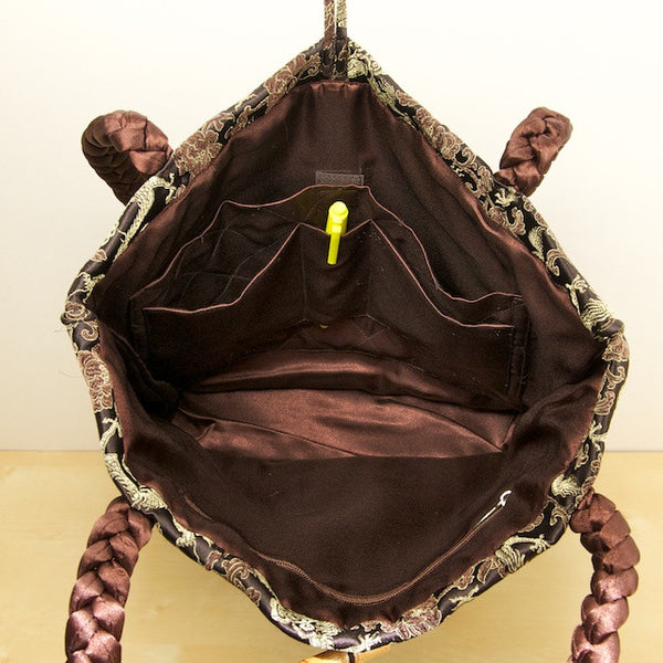 Lotus Silk Bag