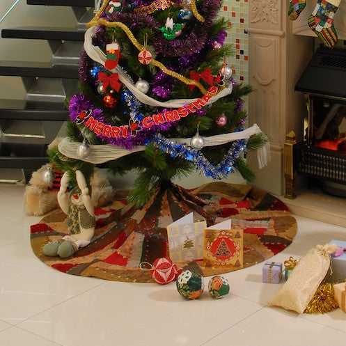 Patchwork Christmas Tree Skirt